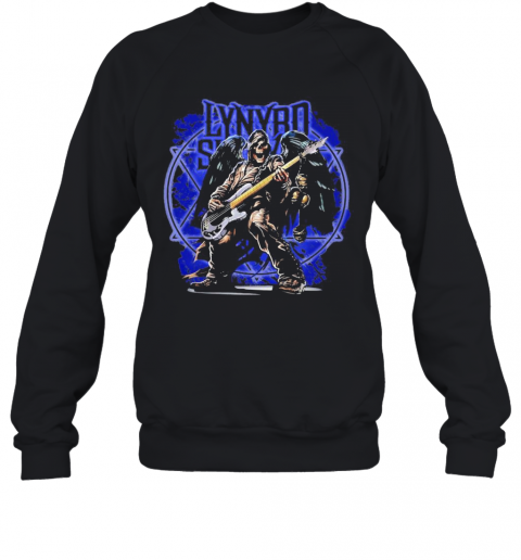 Lynyrd Slash Band Skeleton Wings Playing Guitar T-Shirt Unisex Sweatshirt