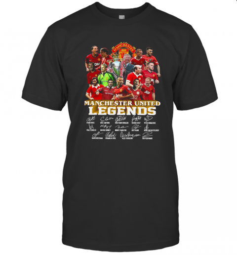 Manchester United Legends Players Signatures T-Shirt