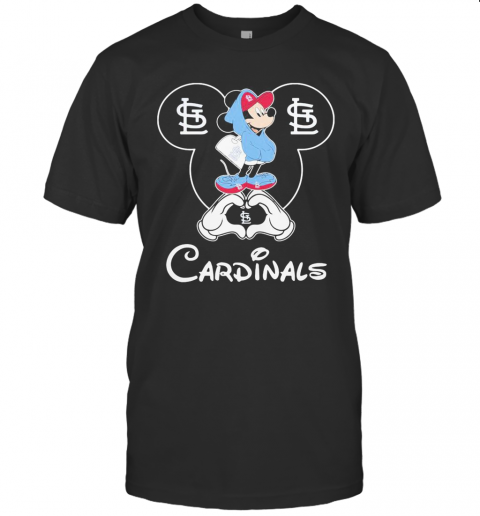 Mickey Mouse St. Louis Cardinals Love T-Shirt