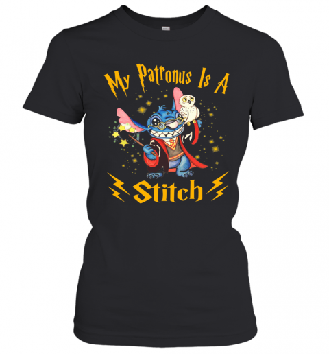 My Patronus Is A Stitch And Owl T-Shirt Classic Women's T-shirt