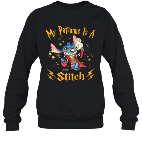 My Patronus Is A Stitch And Owl T-Shirt Unisex Sweatshirt