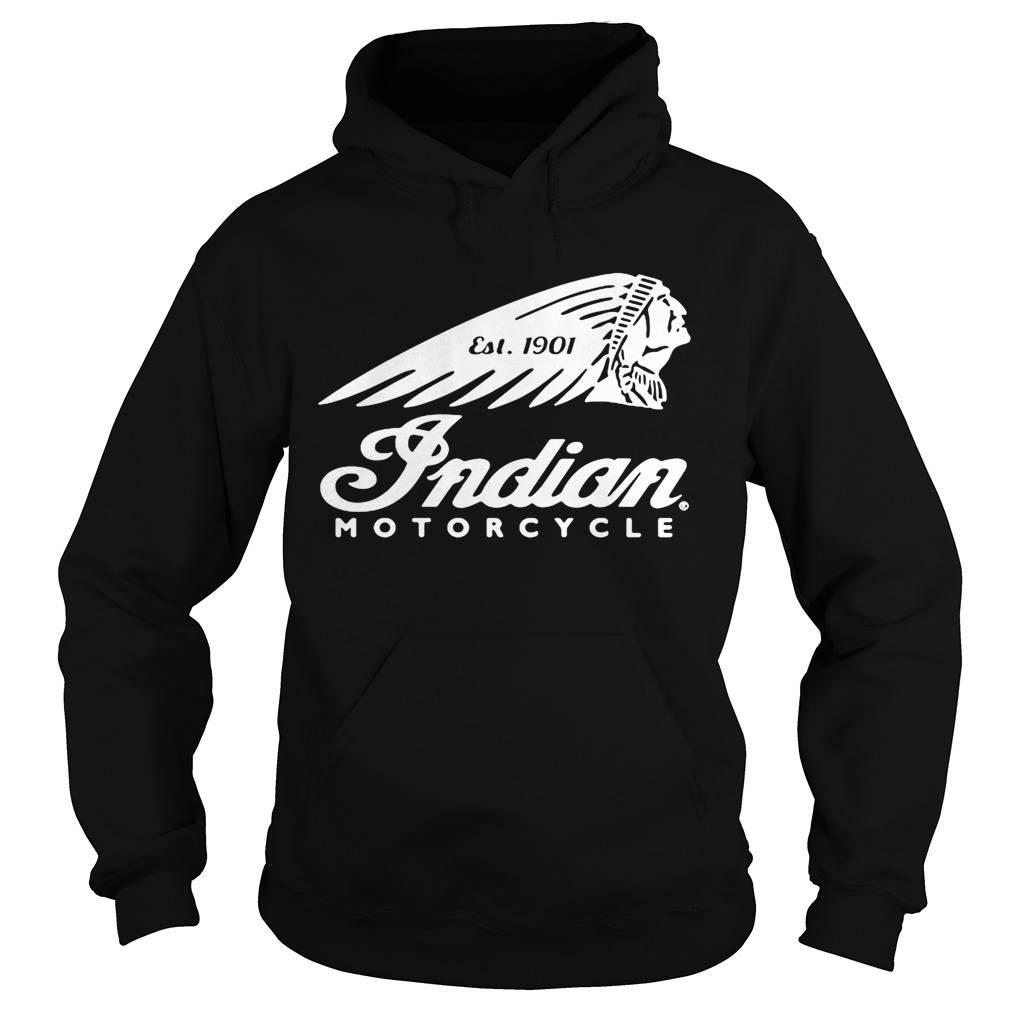 Native est 1901 indian motorcycle Hoodie