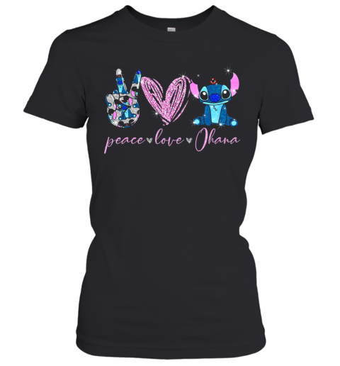 Peace Love Ohana Stitch T-Shirt Classic Women's T-shirt