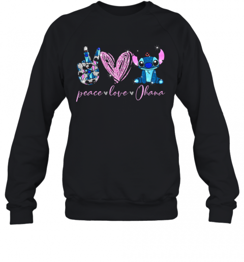 Peace Love Ohana Stitch T-Shirt Unisex Sweatshirt
