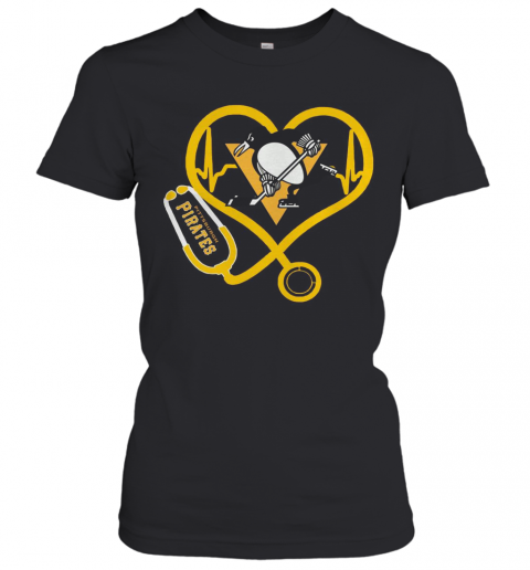 Pittsburgh Pirates Tide Roll Tide Nurse T-Shirt Classic Women's T-shirt