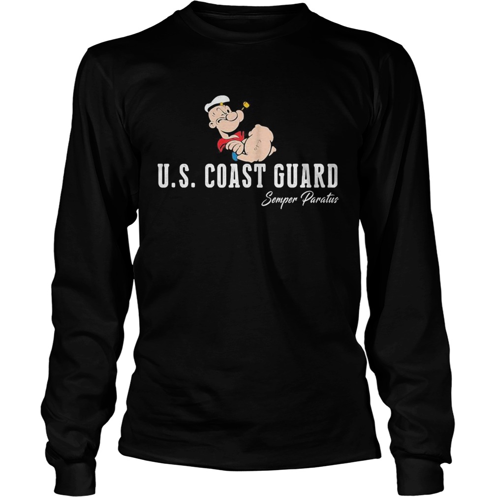 Popeye us coast guard semper paratus Long Sleeve