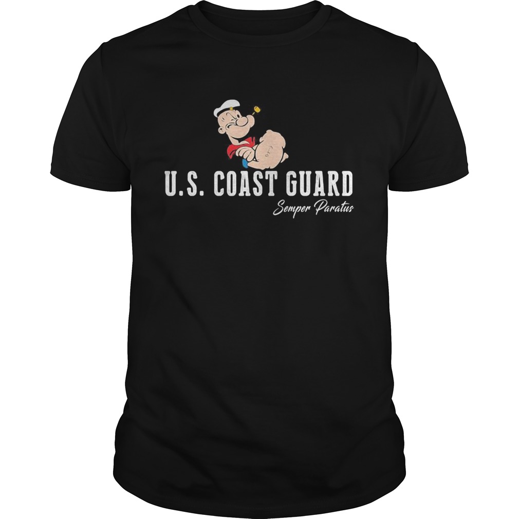 Popeye us coast guard semper paratus shirt