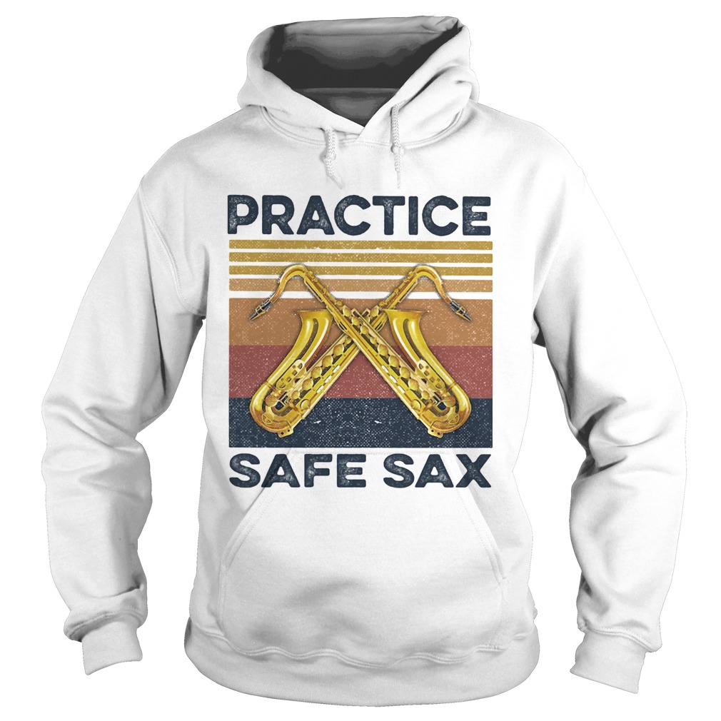 Practice Safe Sax Vintage Hoodie