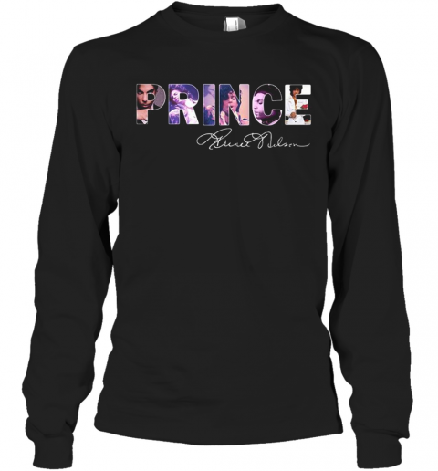 Prince Singer Signature T-Shirt Long Sleeved T-shirt 