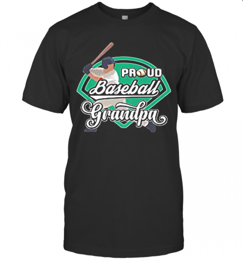 Proud Baseball Grandpa T-Shirt