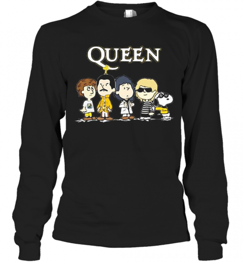 Queen Band Snoopy T-Shirt Long Sleeved T-shirt 