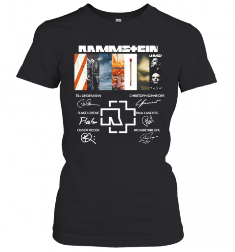 Rammstein Band Members Signatures T-Shirt Classic Women's T-shirt