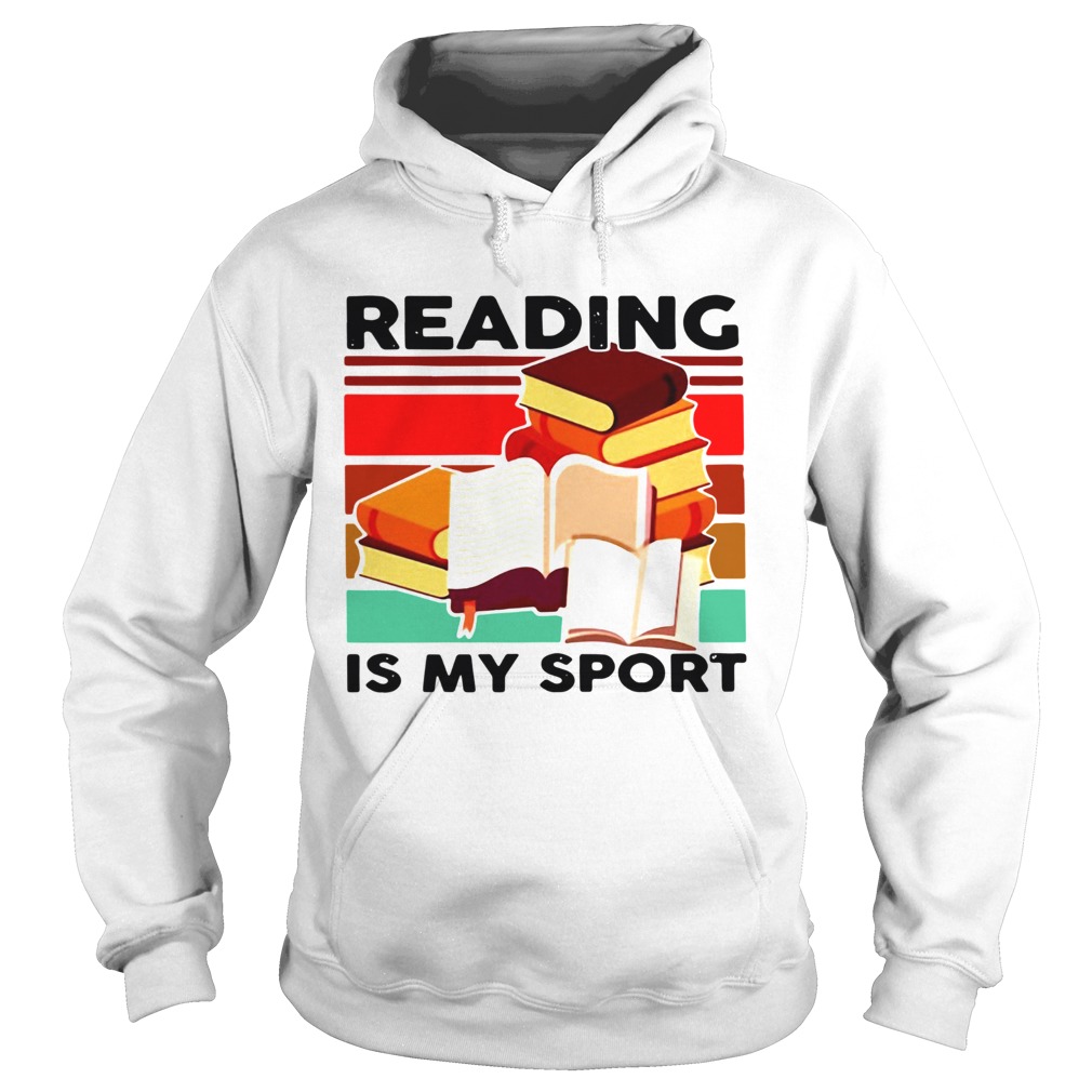Reading Books Is My Sport Vintage Hoodie