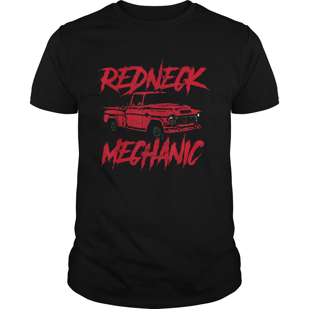 Redneck mechanic car vintage shirt