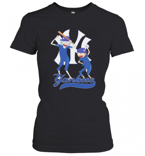 Rick And Morty New York Yankees Baseball Players T-Shirt Classic Women's T-shirt