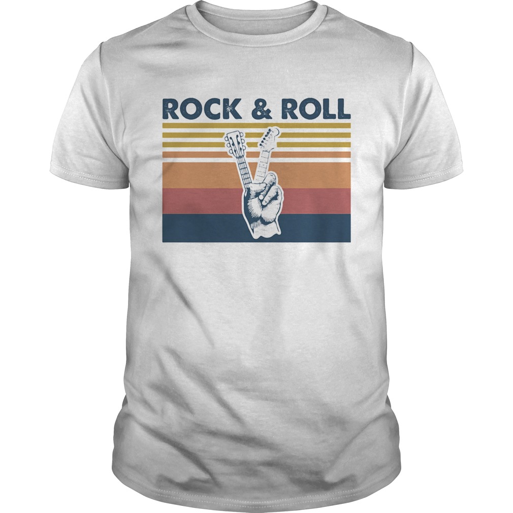 Rock and roll Will Never Die vintage retro shirt