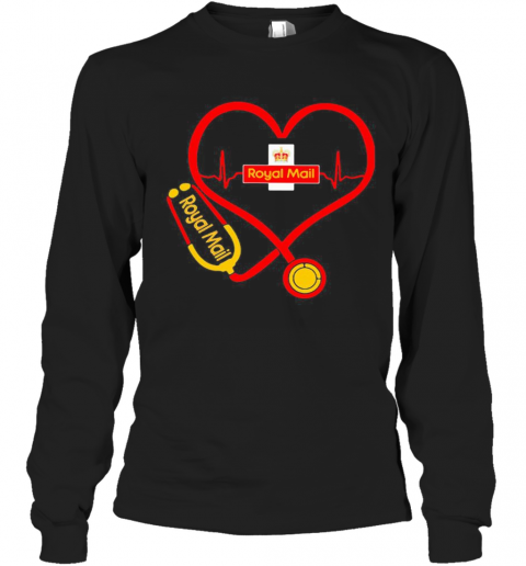 Royal Mail Nurse Stethoscope Love Heartbeat T-Shirt Long Sleeved T-shirt 