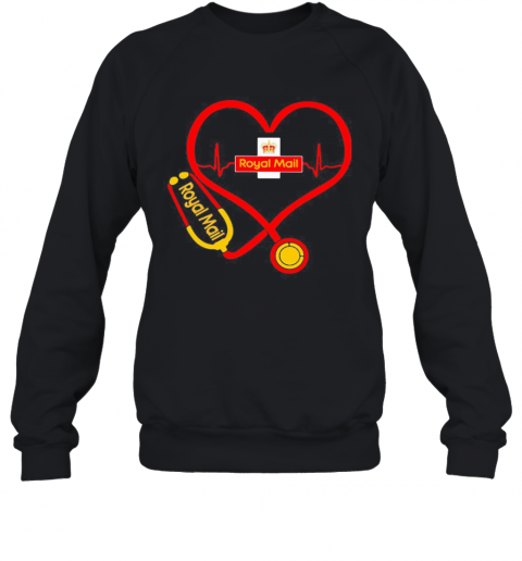 Royal Mail Nurse Stethoscope Love Heartbeat T-Shirt Unisex Sweatshirt