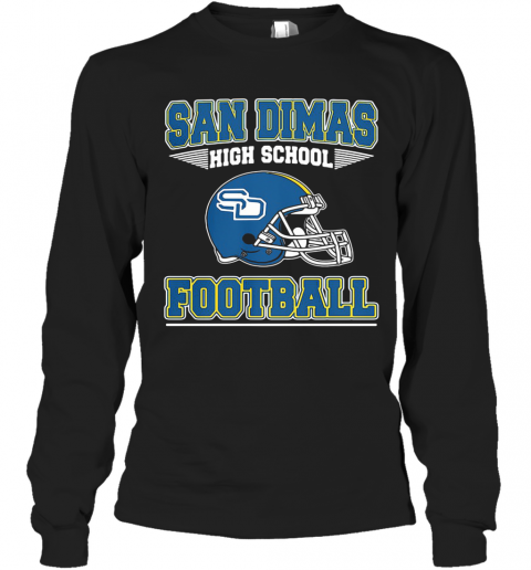 San Dimas High School Football T-Shirt Long Sleeved T-shirt 