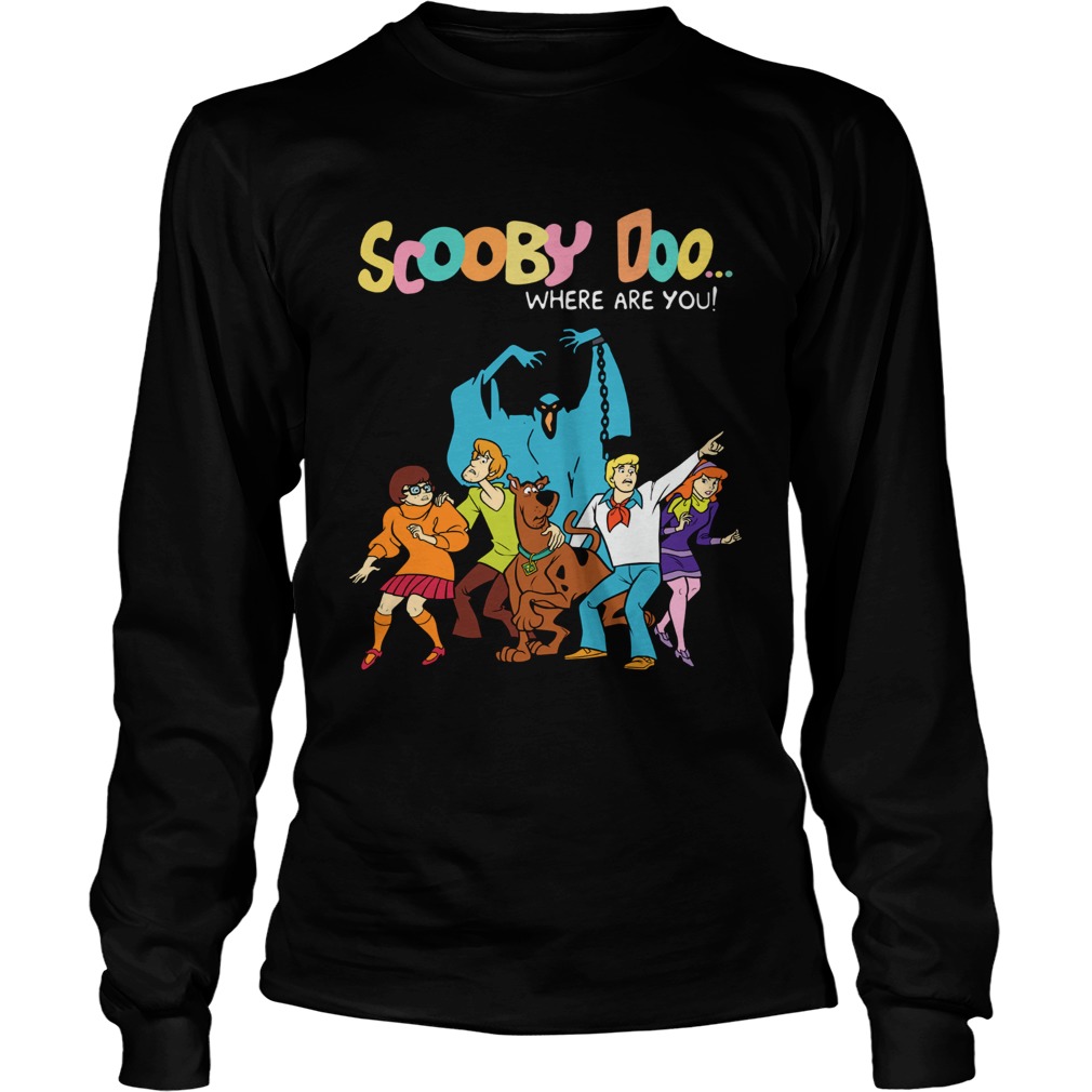 Scooby doo green ghost where are you Long Sleeve