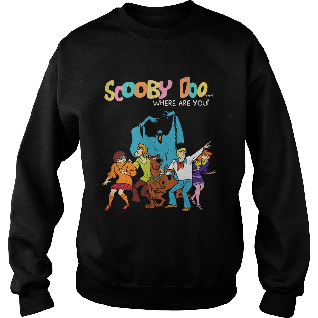 Scooby doo green ghost where are you Sweatshirt