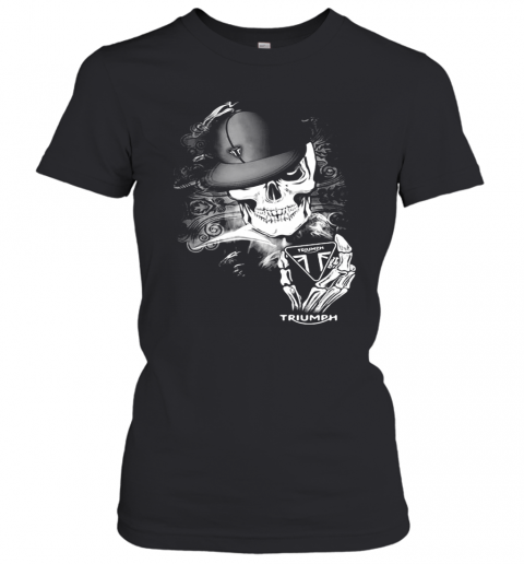 Skeleton Skull Triumph Logo T-Shirt Classic Women's T-shirt