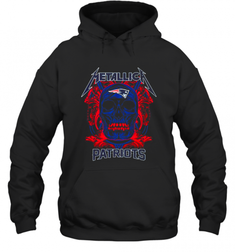 Skull Metallica New England Patriots T-Shirt Unisex Hoodie