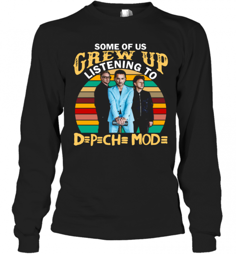 Some Of Us Grew Up Listening To DPCH Mod The Cool Ones Still Do Vintage T-Shirt Long Sleeved T-shirt 