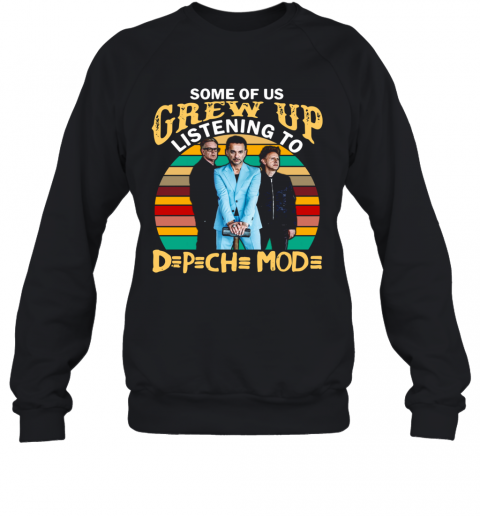Some Of Us Grew Up Listening To DPCH Mod The Cool Ones Still Do Vintage T-Shirt Unisex Sweatshirt