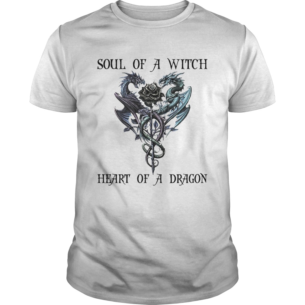 Soul of a witch heart of a dragon shirt