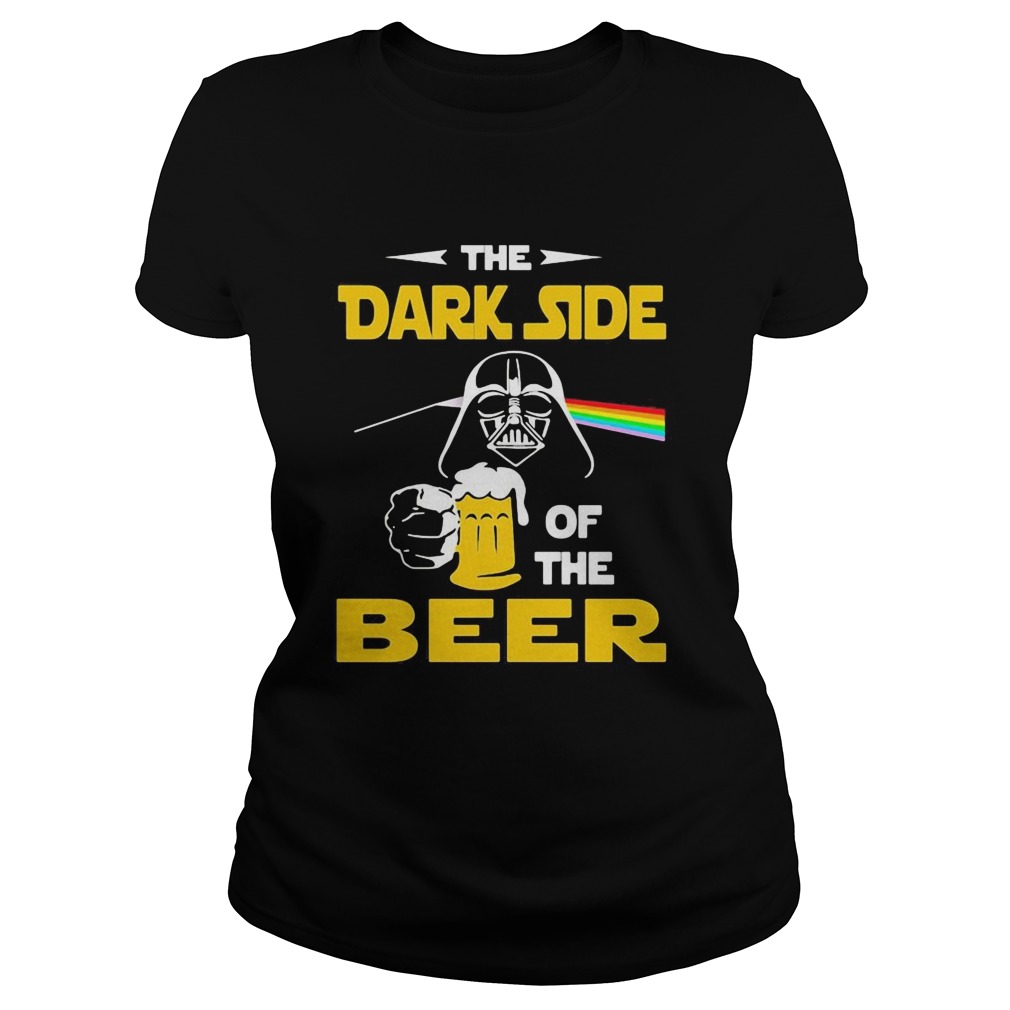 Star wars darth vader the dark side of the beer Classic Ladies