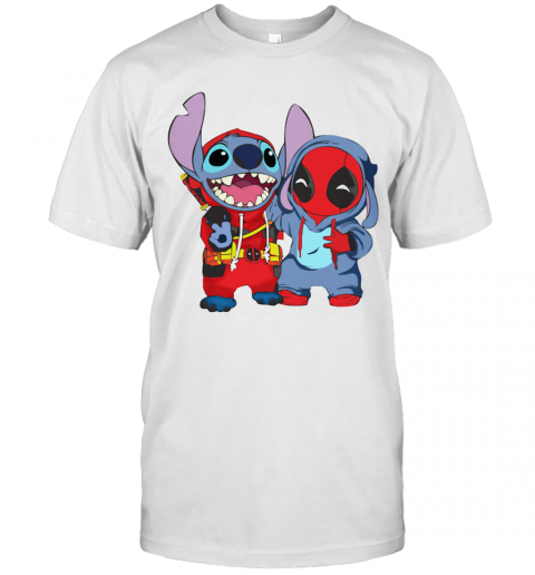 Stitch And Deadpool T-Shirt Classic Men's T-shirt