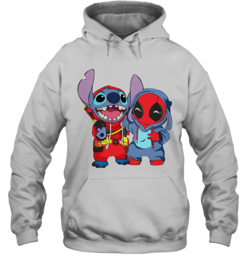 Stitch And Deadpool T-Shirt Unisex Hoodie