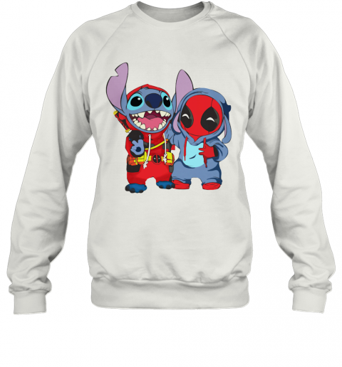 Stitch And Deadpool T-Shirt Unisex Sweatshirt