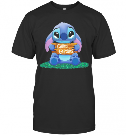 Stitch Crying Calins Gratuits T-Shirt