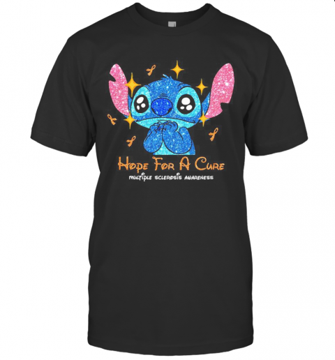 Stitch Hope For A Cure Multiple Sclerosis Awareness T-Shirt