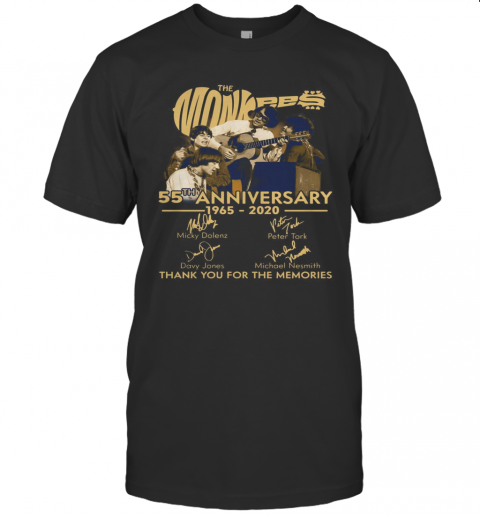 TNT The Monkees 55 Years Anniversary 1965 – 2020 T-Shirt