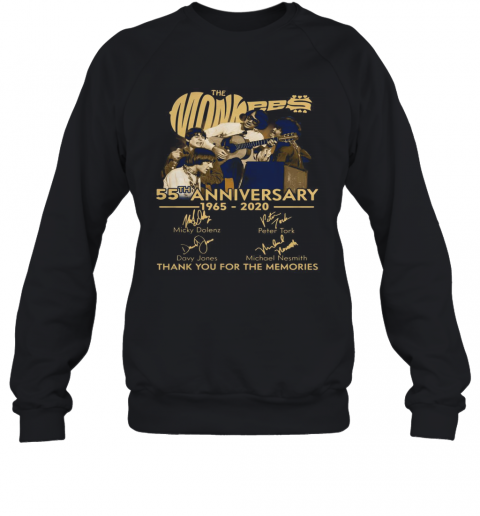 TNT The Monkees 55 Years Anniversary 1965 – 2020 T-Shirt Unisex Sweatshirt