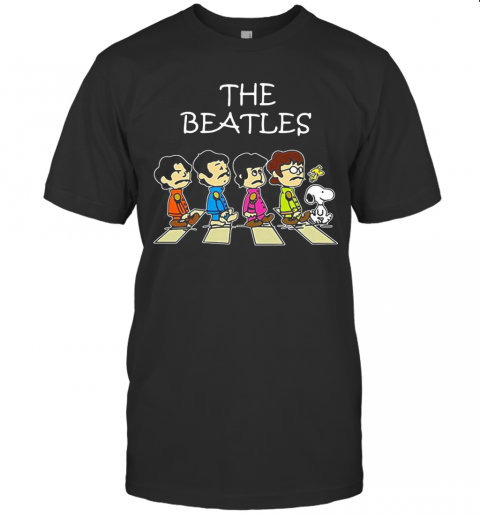 The Beatles Peanuts Abbey Road T-Shirt
