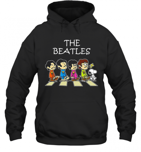 The Beatles Peanuts Abbey Road T-Shirt Unisex Hoodie