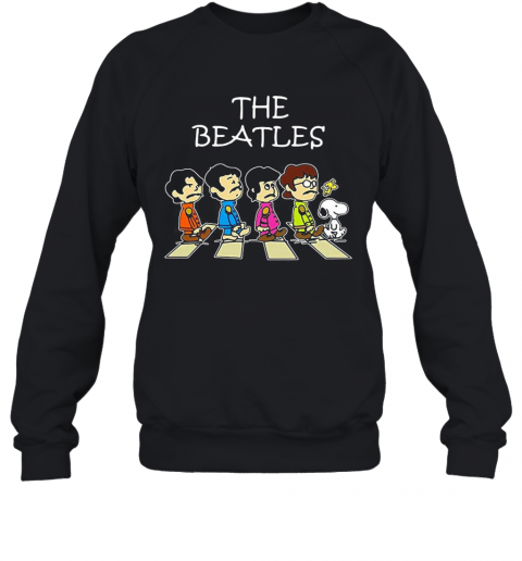 The Beatles Peanuts Abbey Road T-Shirt Unisex Sweatshirt