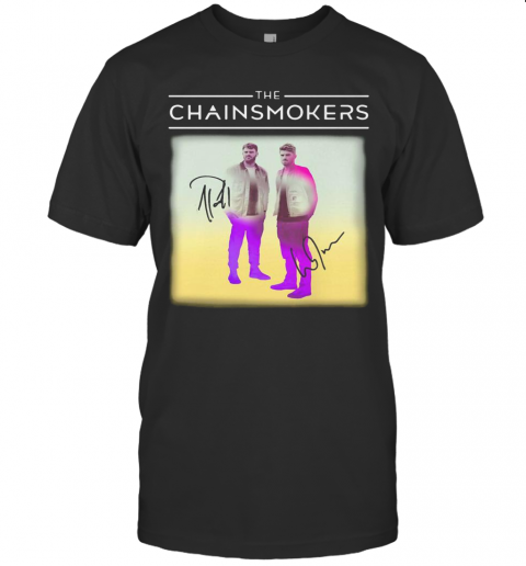 The Chainsmokers Members Signatures T-Shirt