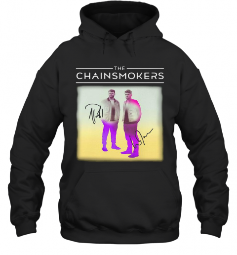 The Chainsmokers Members Signatures T-Shirt Unisex Hoodie