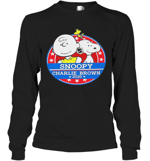 The Peanuts Snoopy Charlie Brown 2020 America T-Shirt Long Sleeved T-shirt 