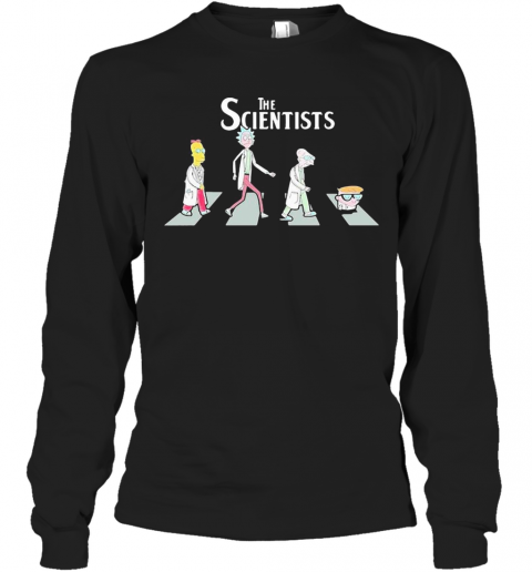 The Scientists Cartoon Abbey Road T-Shirt Long Sleeved T-shirt 