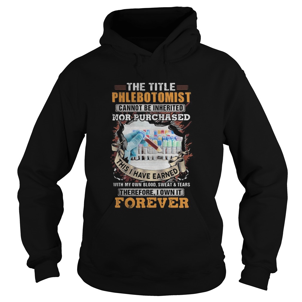 The title phlebot tomist nor purchased forever Hoodie