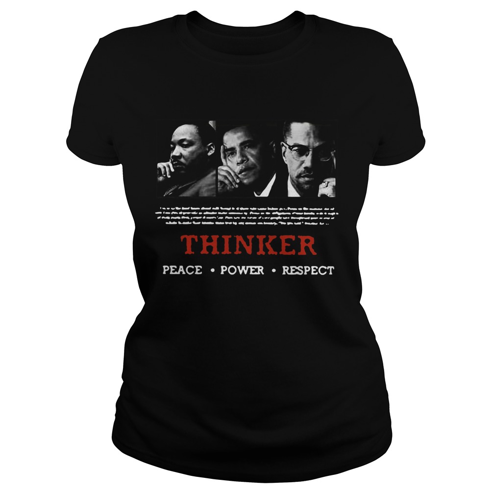 Thinker Peace Power Respect Classic Ladies