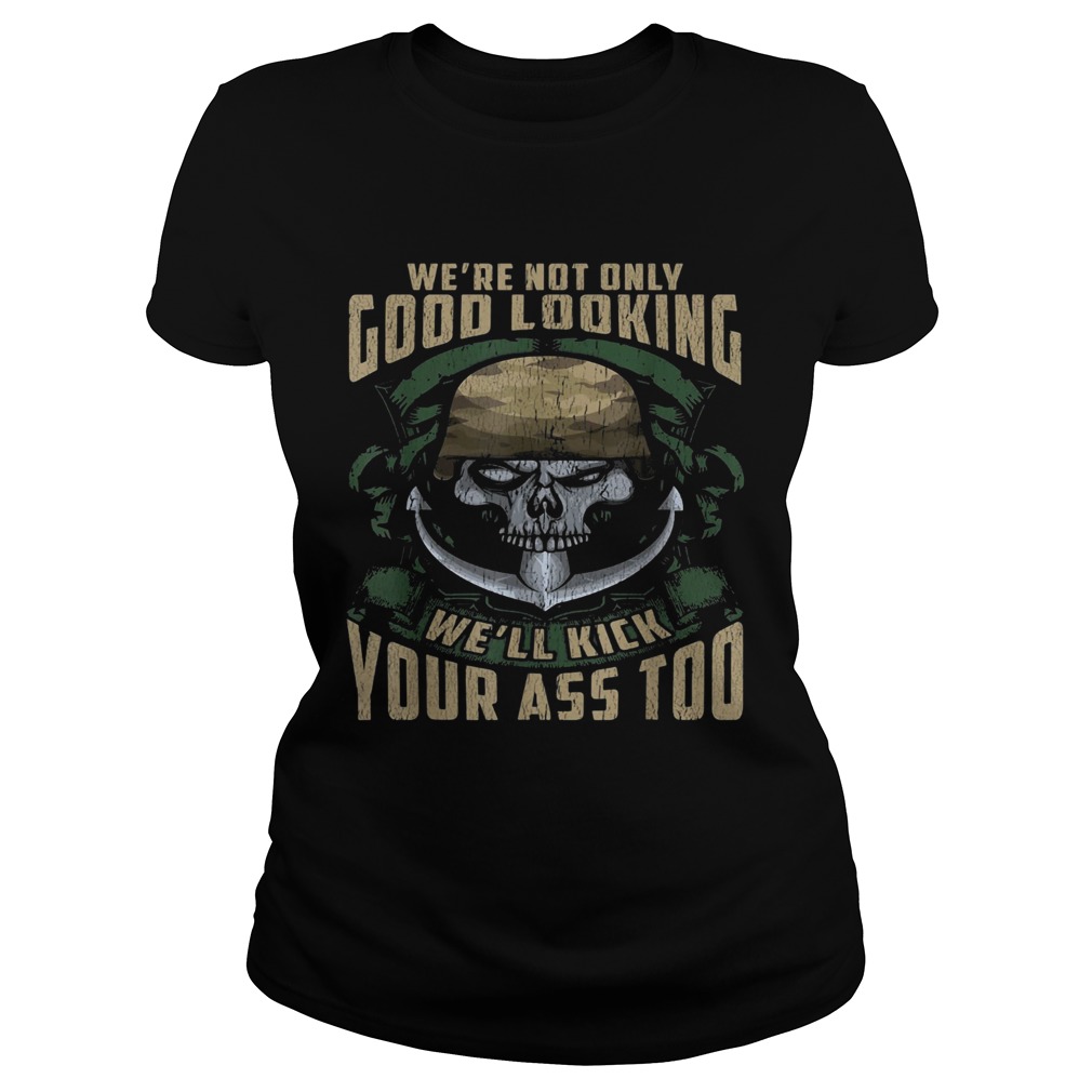 Veteran skull were not only good looking well kick your ass too Classic Ladies