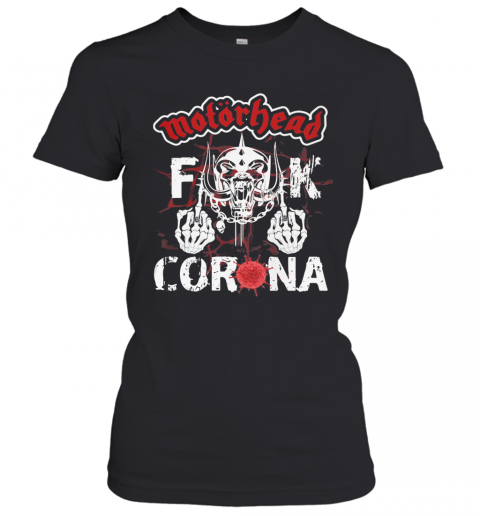 Viking Skull Motorhead Fuck Coronavirus T-Shirt Classic Women's T-shirt
