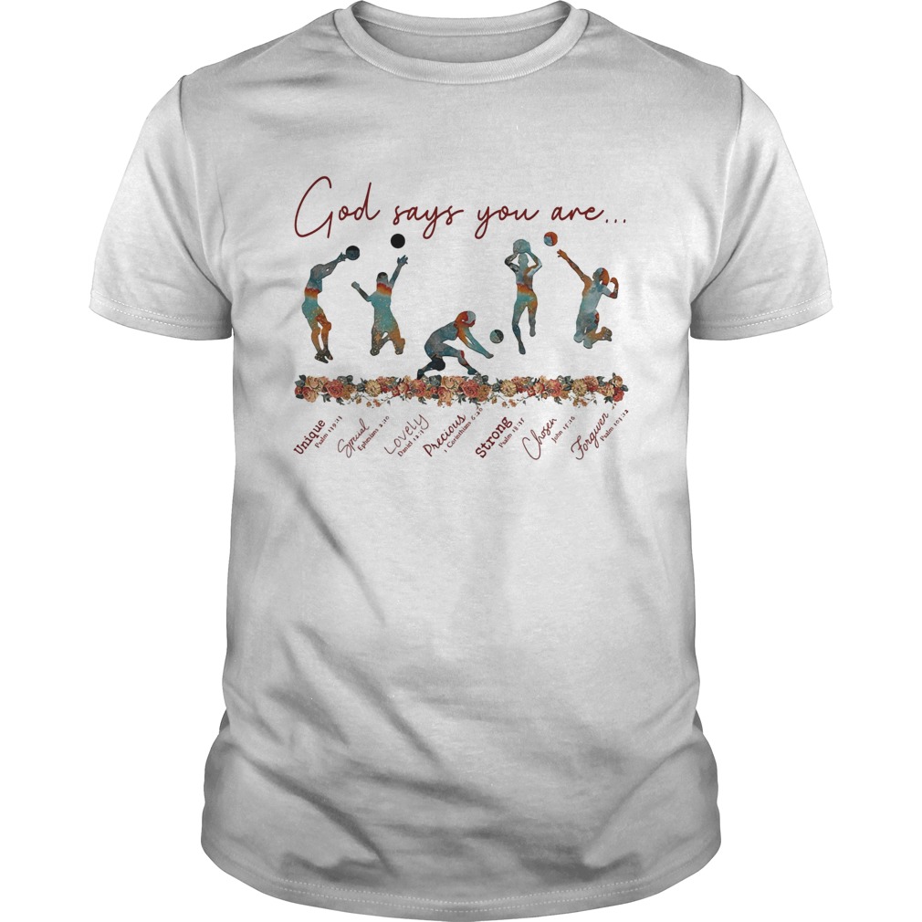 Volleyball God says you are shirt